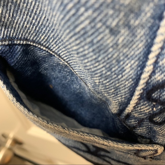 Rocco Barocco Vintage denim vest size 42 (italian) - Picture 3 of 9